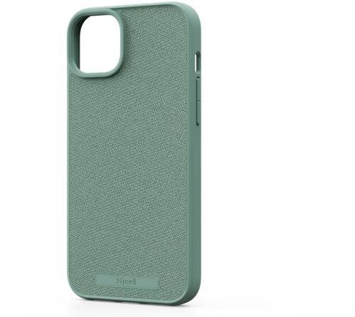 Kryt na mobil Njord Fabric MagSafe Case iPhone 15 Plus Turquoise