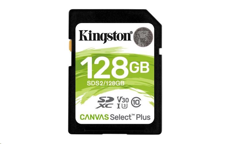 Paměťová karta Kingston SDXC 128GB Canvas Select Plus