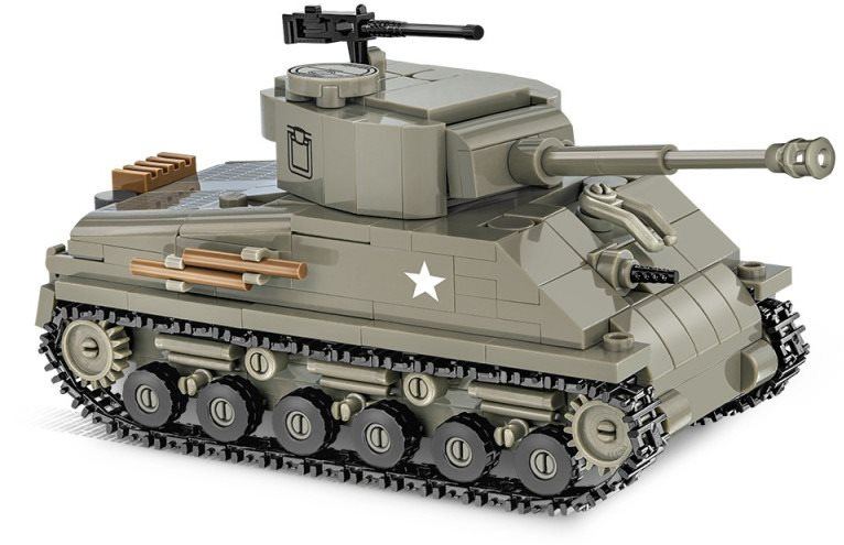 Stavebnice Cobi 2711 Sherman M4A3E8 Easy Eight