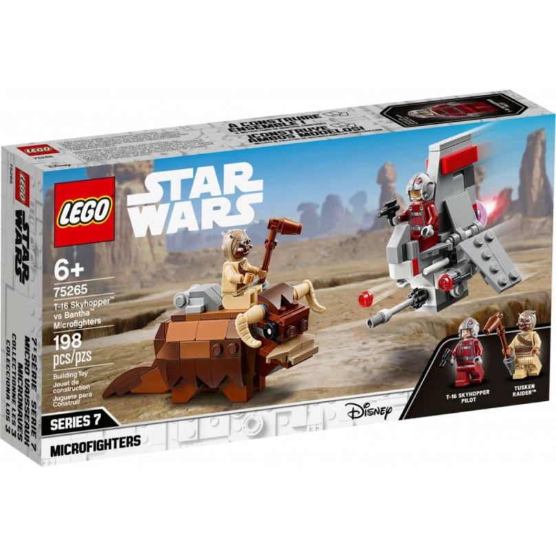 LEGO stavebnice LEGO Star Wars 75265 Mikrostíhačka T-16 Skyhopper™ vs. Bantha™