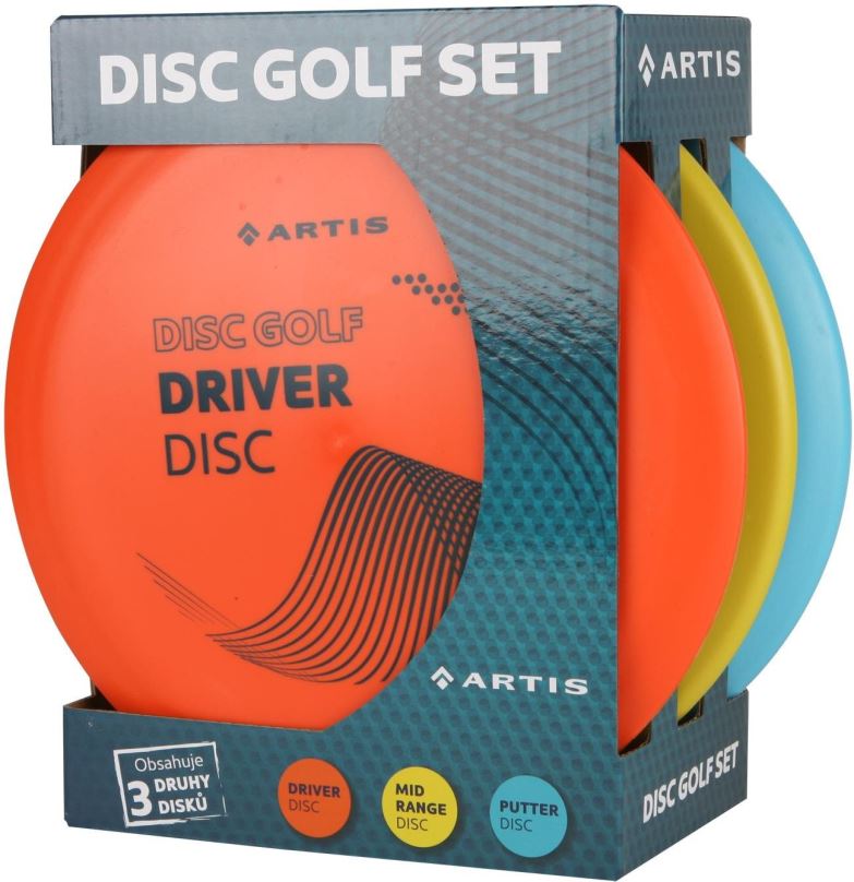 Discgolf sada Artis Disc Golf Set