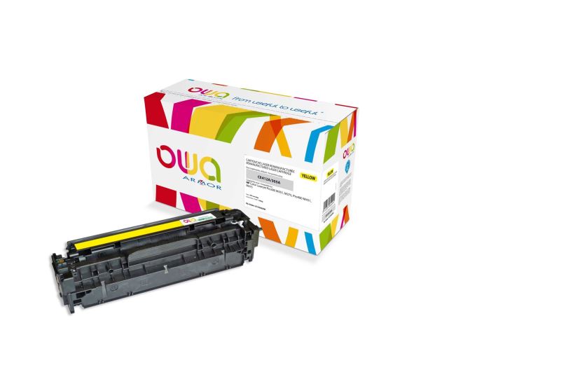 OWA Armor toner kompatibilní s HP CE412A, 2600st, žlutá/yellow