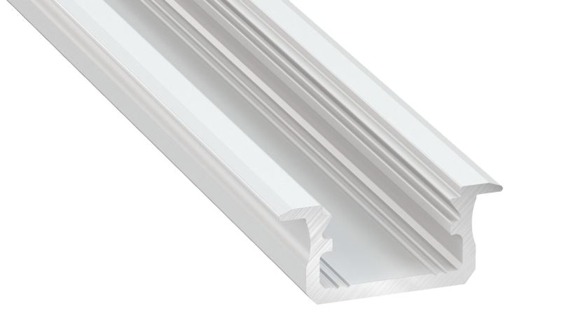 Hliníkový profil pro LED pásky "ZATI", bílý lakovaný, 2m