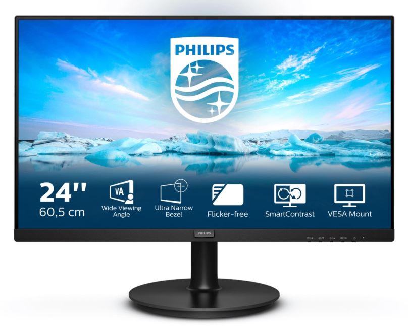 LCD monitor 23,8" Philips 241V8L
