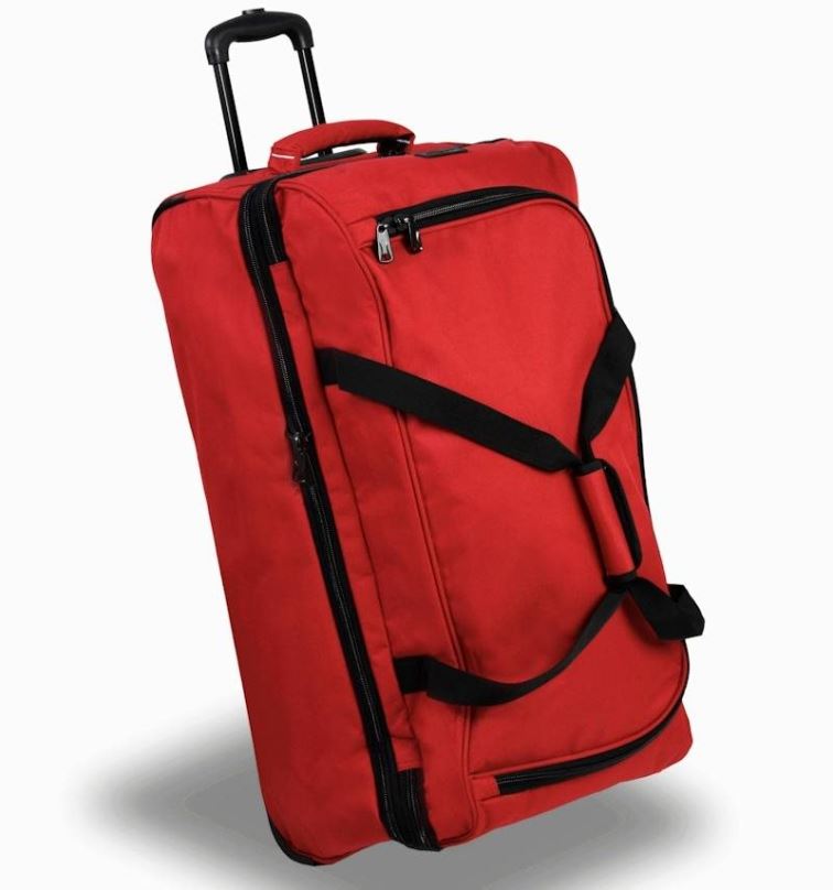 Sportovní taška MEMBER'S TT-0032 cestovní taška na kolečkách červená