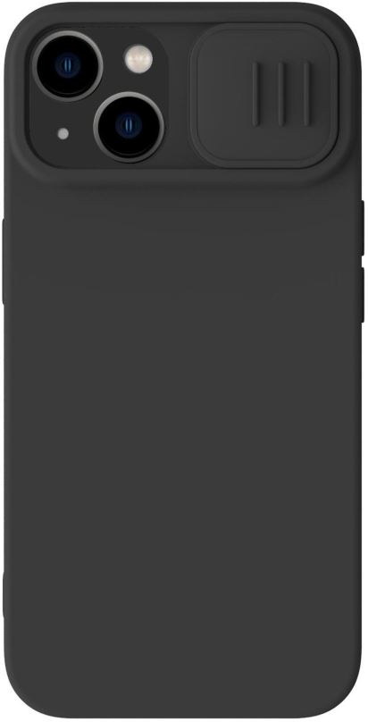 Kryt na mobil Nillkin CamShield Silky Magnetic Silikonový Kryt pro Apple iPhone 15 Plus Black