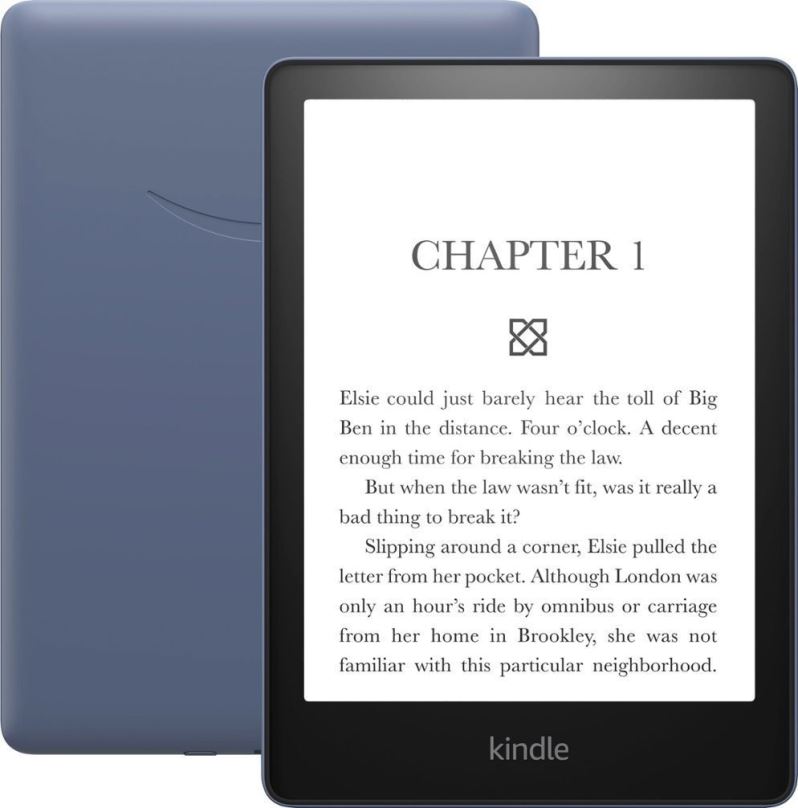 Elektronická čtečka knih Amazon Kindle Paperwhite 5 2021 32GB Signature Edition modrý (bez reklamy)