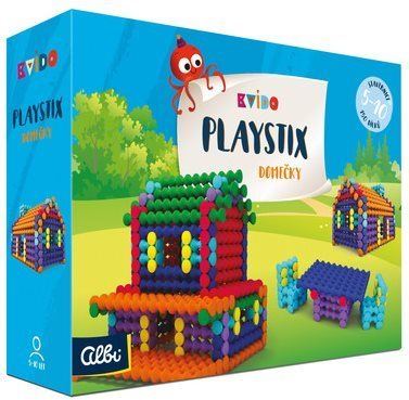 Stavebnice Kvído - Stavebnice Playstix - domečky 150 dílků