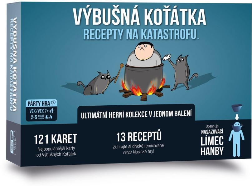 Karetní hra Výbušná koťátka - Recepty na katastrofu