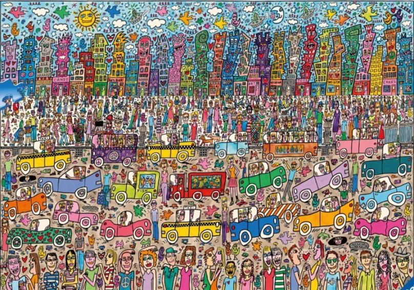Puzzle Ravensburger Puzzle Nothing is as pretty as a Rizzi City 5000 dílků