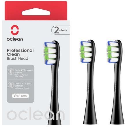 Náhradní hlavice k zubnímu kartáčku Oclean Professional Clean P1C5 B02 2 ks černé