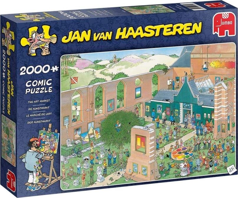 Puzzle Jumbo Puzzle Trh s uměním 2000 dílků