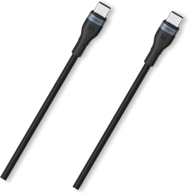 Datový kabel Eloop S6 Type-C (USB-C) PD 100W Cable 1.5m Black