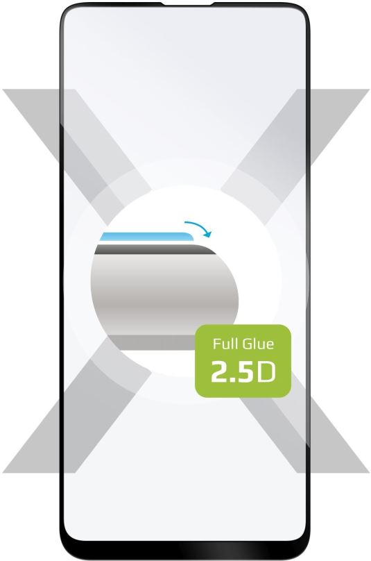 Ochranné sklo FIXED FullGlue-Cover pro Xiaomi Redmi 9, černé