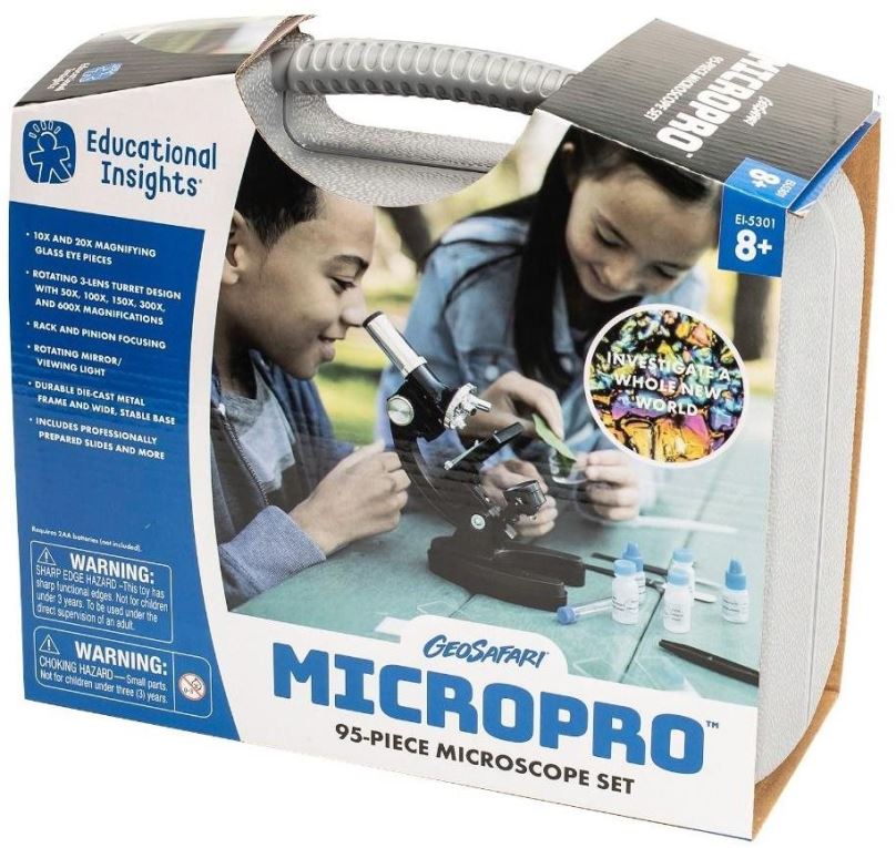 Mikroskop pro děti Learning Resources Mikroskop set (50x - 600x)