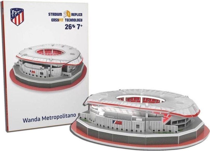 3D puzzle STADIUM 3D REPLICA 3D puzzle Stadion Wanda Metropolitano FC Atletico Madrid 26 dílků