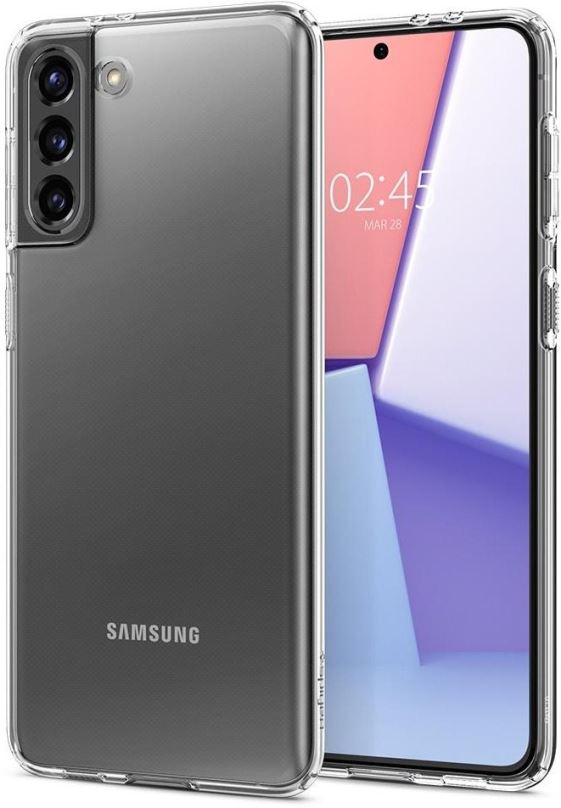 Kryt na mobil Spigen Liquid Crystal Clear Samsung Galaxy S21
