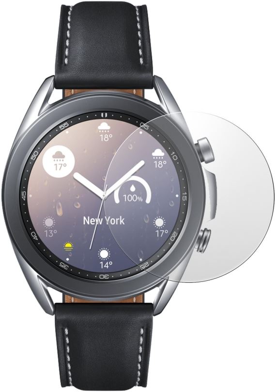 Ochranné sklo AlzaGuard FlexGlass pro Samsung Galaxy Watch 3 41mm