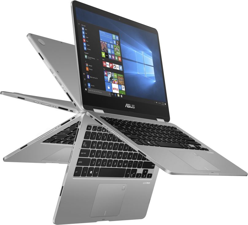 Tablet PC ASUS Vivobook Flip 14 TP401MA-BZ521WS Light Grey kovový dotykový