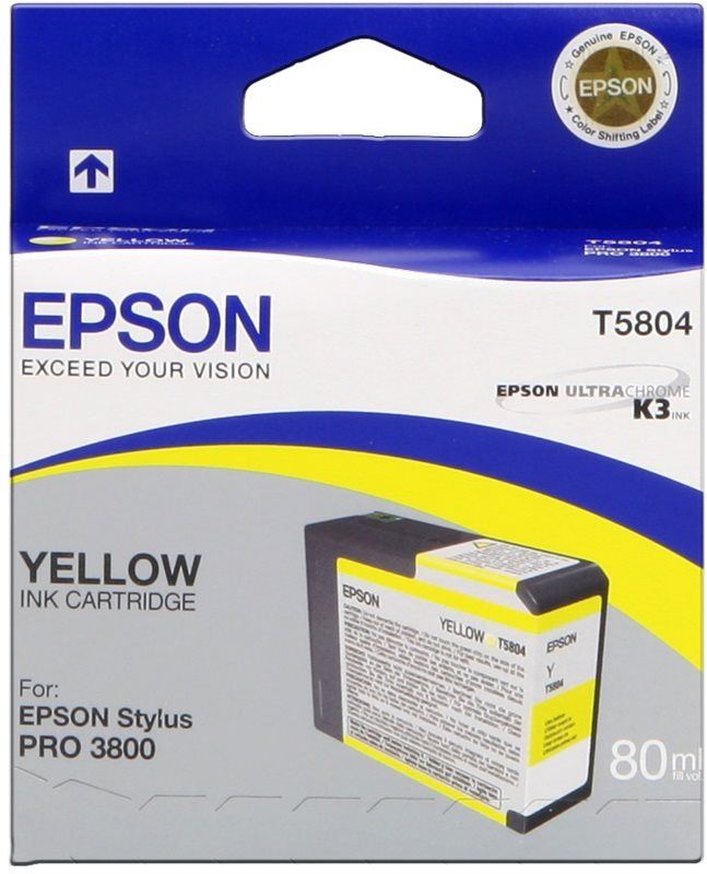 Cartridge Epson T580 žlutá