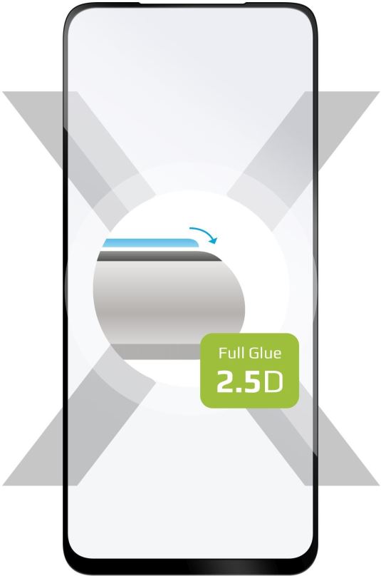 Ochranné sklo FIXED FullGlue-Cover pro Honor 10X Lite/Huawei P Smart 2021 černé