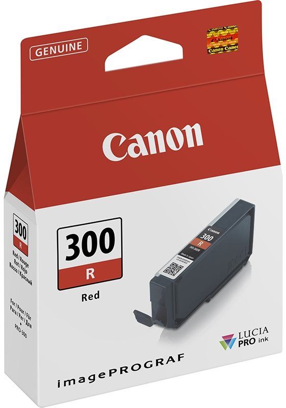 Cartridge Canon PFI-300R červená