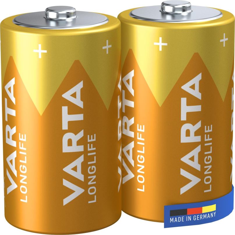 Jednorázová baterie VARTA alkalická baterie Longlife D 2ks