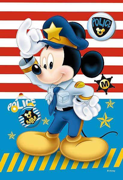 TREFL Puzzle Mickey Mouse: Policista 54 dílků