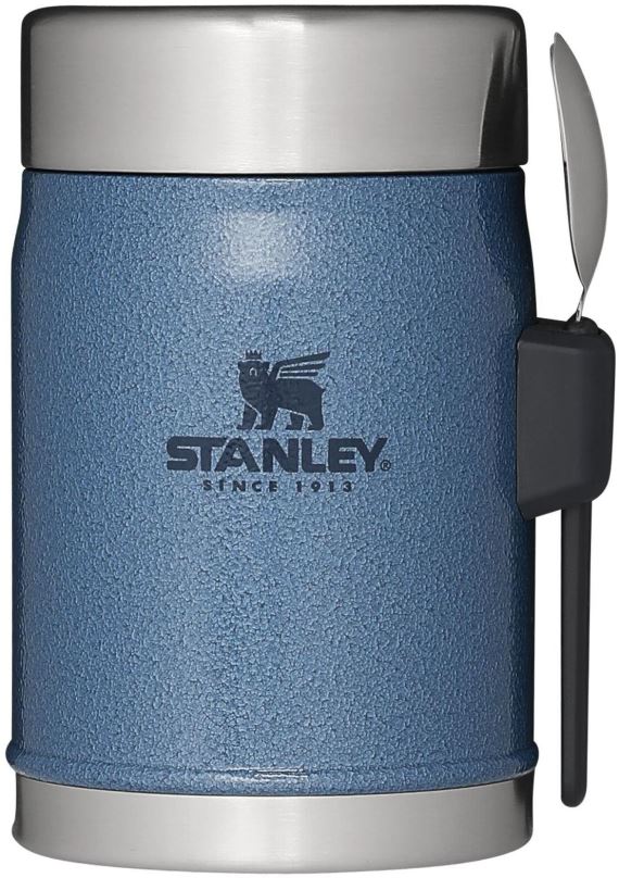 STANLEY termoska jídelní 400ml se lžící/vidličkou Hammertone Lake modrá