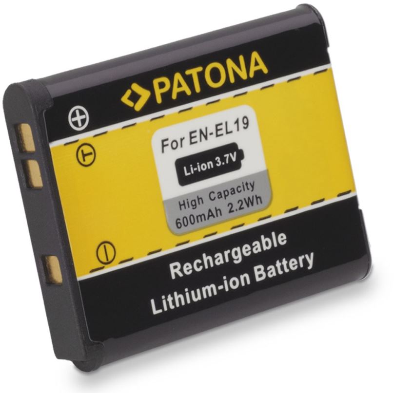 Baterie pro fotoaparát PATONA pro Nikon EN-EL19 600mAh Li-Ion