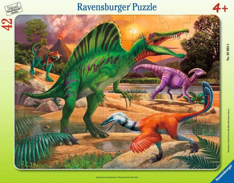 Puzzle Ravensburger 050949 Dinosaurus 30-48 dílků