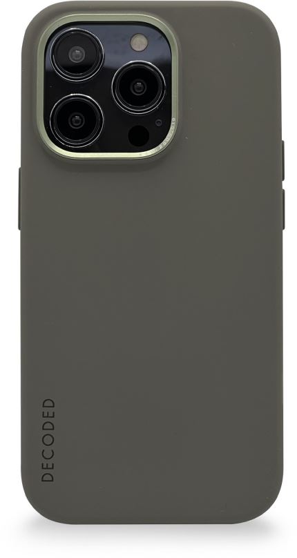 Kryt na mobil Decoded Silicone Backcover Olive iPhone 14 Pro Max