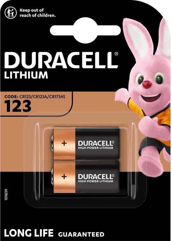 Jednorázová baterie Duracell Ultra lithiová baterie CR123A