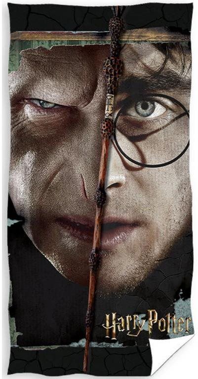 Osuška CARBOTEX Harry Potter dvojí tvář 70x140 cm