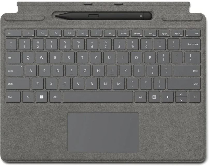 Klávesnice Microsoft Surface  Pro X/Pro 8/Pro 9 Signature Keyboard + Pen Platinum ENG