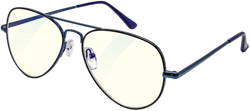 Brýle na počítač GLASSA Blue Light Blocking Glasses PCG 09, dioptrie: +2.00 modrá