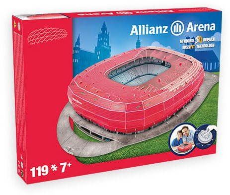 3D puzzle NANOSTAD Stadion Allianz Arena - FC Bayern Mnichov