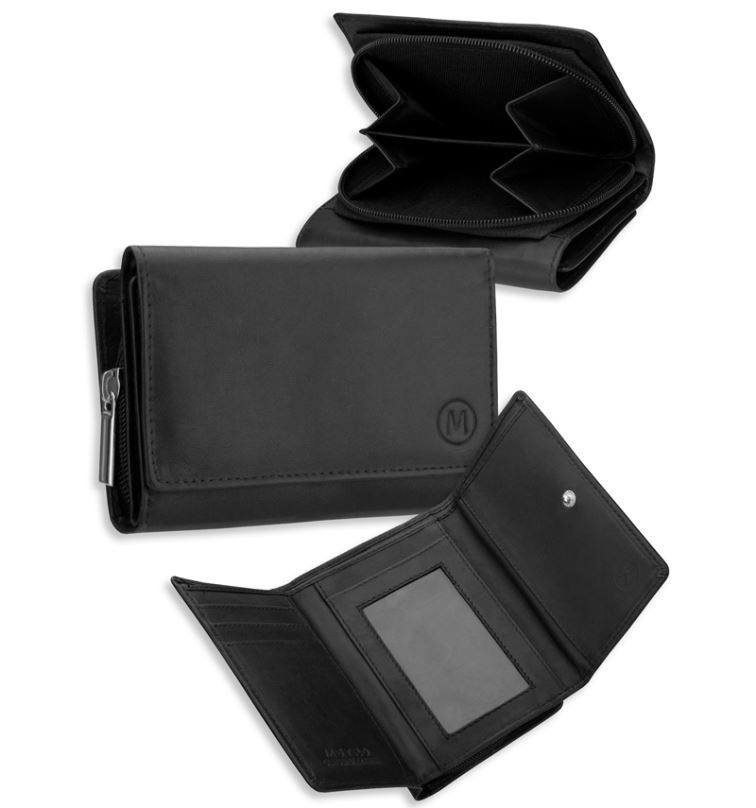 Dámská kožená peněženka METRO P05 - černá