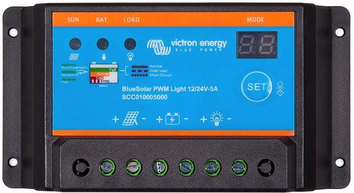 Solární regulátor Victron Energy Solární regulátor BlueSolar PWM-Light 12/24V-5A