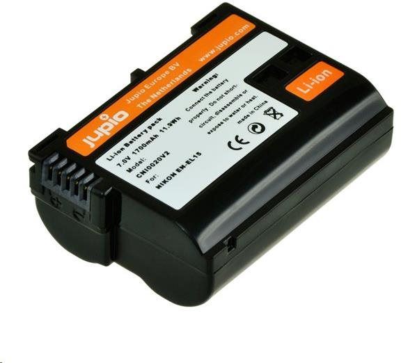 Baterie pro fotoaparát Jupio EN-EL15 - 1700 mAh pro Nikon