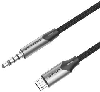 Audio kabel Vention Micro USB (M) to TRRS Jack 3.5mm (M) Audio Cable 2m Black