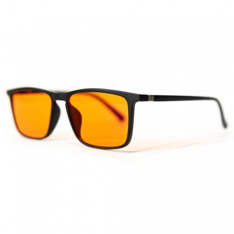 Brýle na počítač SLEEP-3R stylové brýle proti modrému a zelenému světlu - oranžové