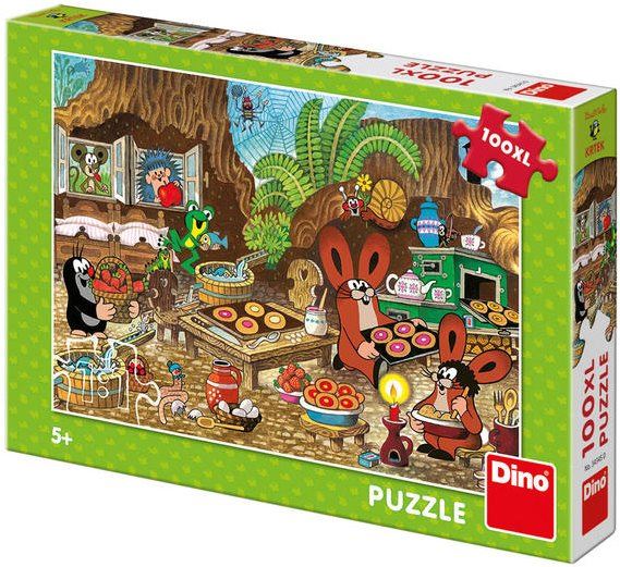 Puzzle Dino Krtek v kuchyni 100xl puzzle nové