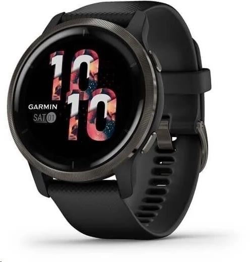 Chytré hodinky Garmin Venu 2 Slate/Black Band