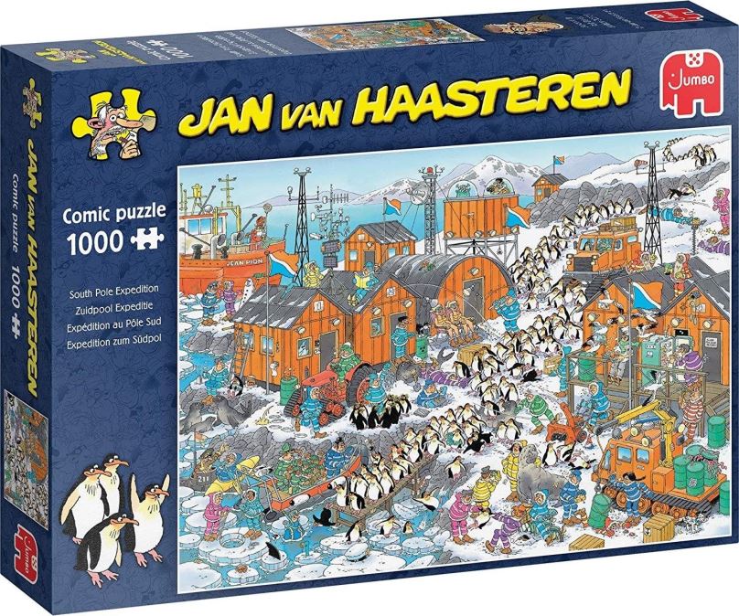 Puzzle Jumbo Puzzle Expedice na Jižní pól 1000 dílků