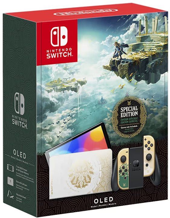 Herní konzole Nintendo Switch (OLED model) Zelda Tears of the Kingdom Edition