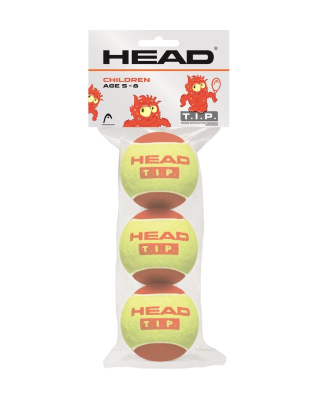 Tenisový míč Head T.I.P red (3ks)
