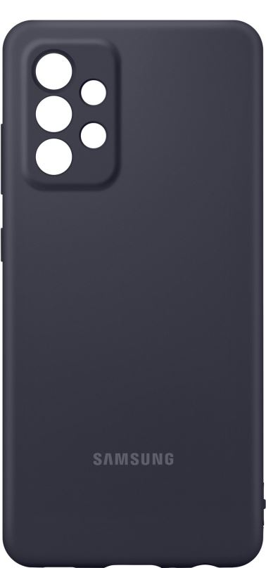 Kryt na mobil Samsung Silikonový zadní kryt pro Galaxy A52 / A52 5G / A52s černý