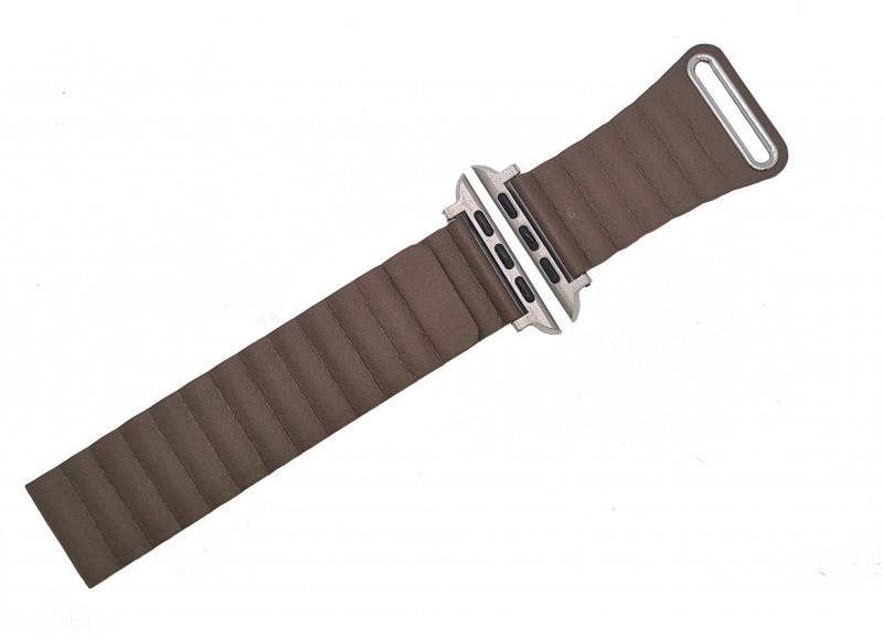 Řemínek Drakero Kožený Elegance pro Apple Watch 42mm / 44mm / 45mm / Ultra 49mm hnědý