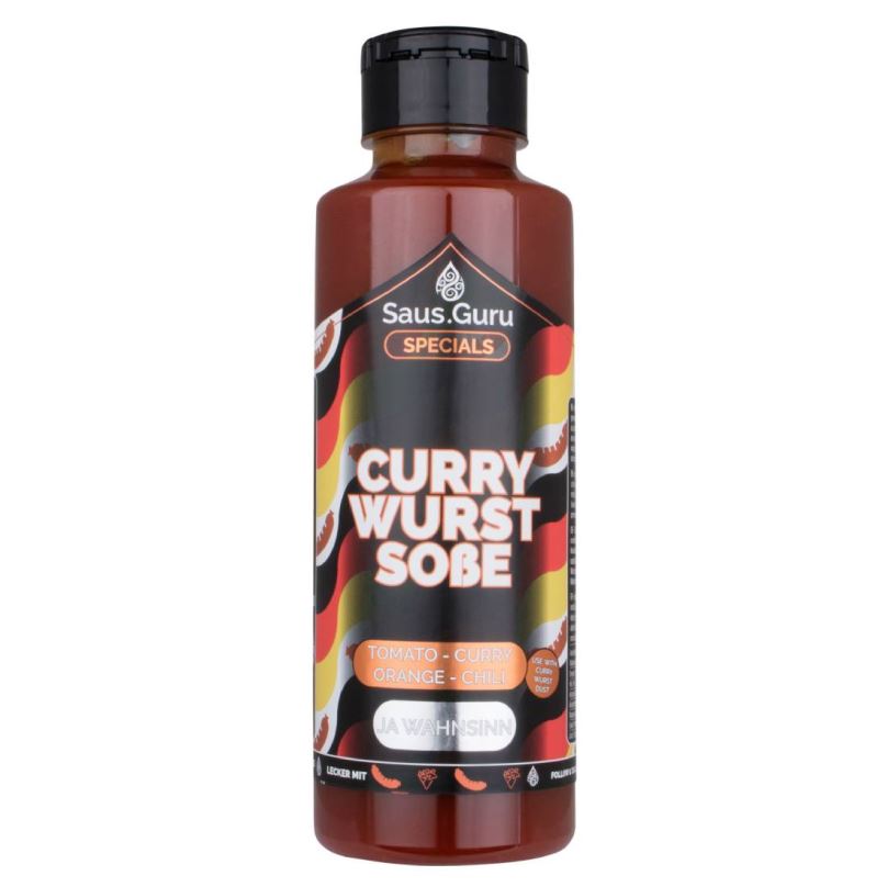 BBQ grilovací omáčka Currywurst Soße 500ml Saus.Guru